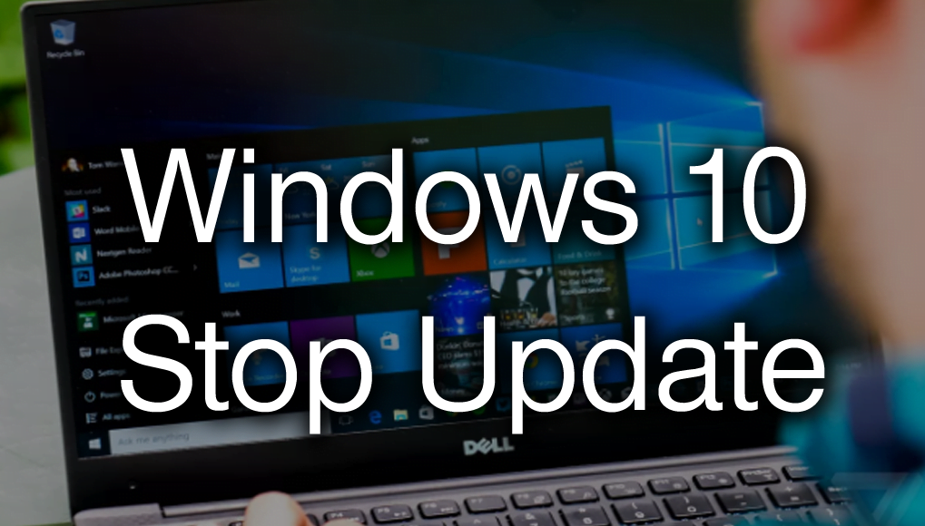 how to stop windows 10 update