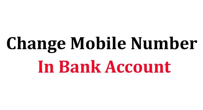 bank me mobile number kaise badle
