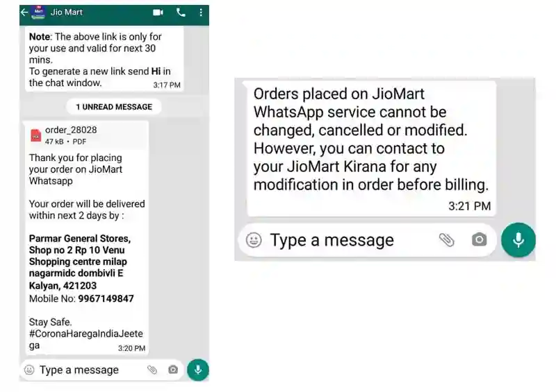 how to cancel order on jiomart